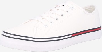 Tommy Jeans Sneakers in White: front