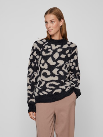 VILA Sweater in Black: front