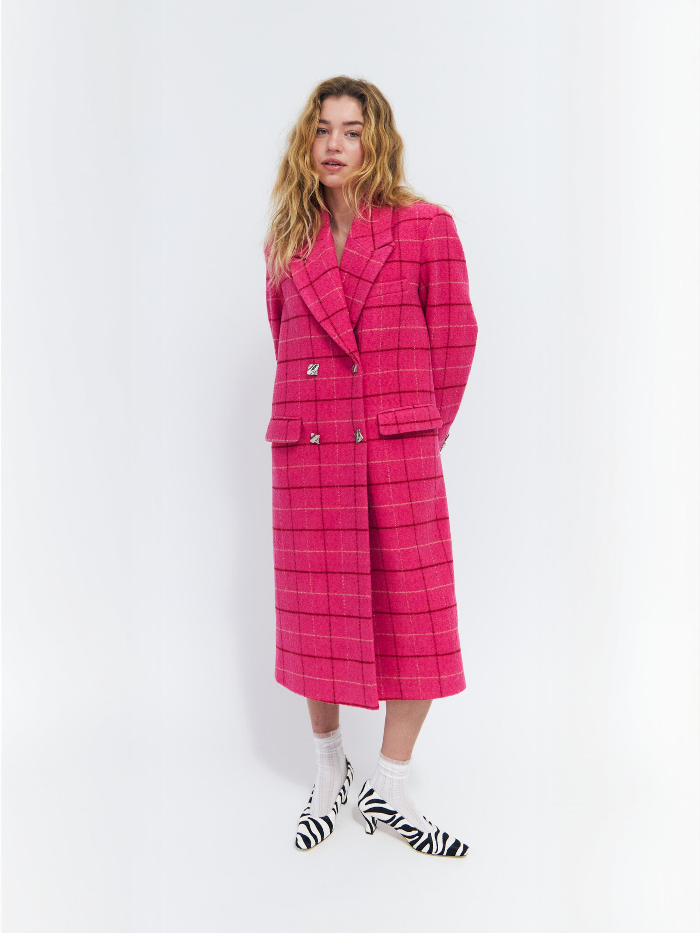 Crās - Chaqueta de invierno ' Slonecras ' en rosa: frente