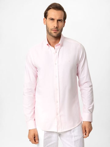 Dandalo Slim fit Srajca | roza barva