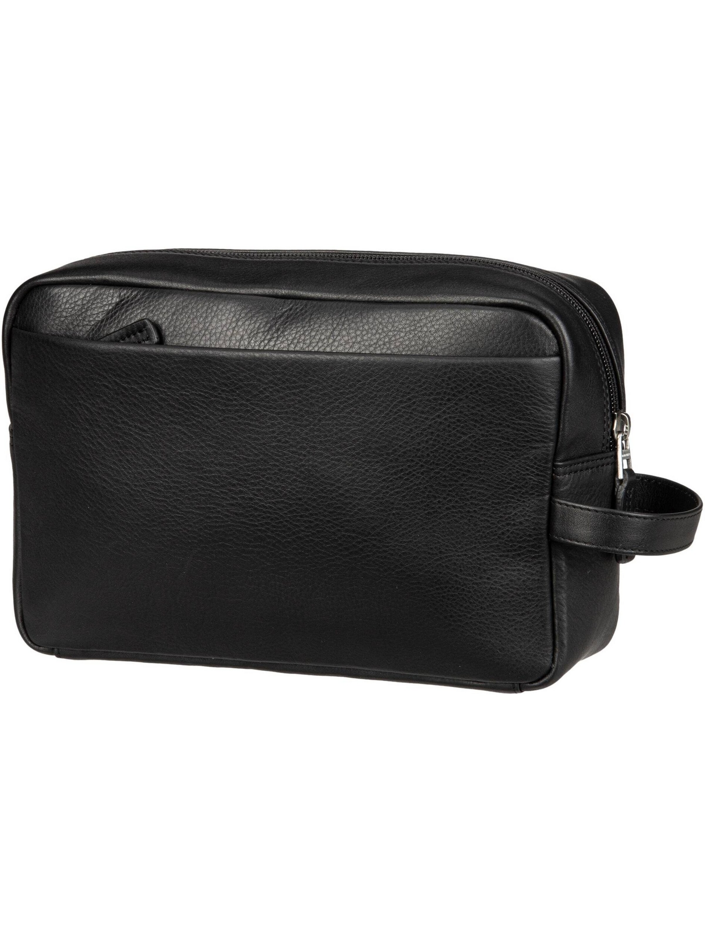 Braun Büffel Toiletry Bag 'GOLF 3.0' in Black