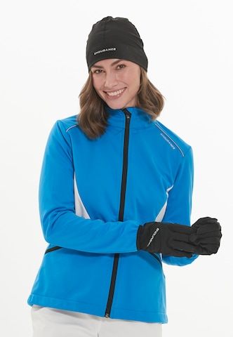 ENDURANCE Athletic Jacket 'Loralei' in Blue: front