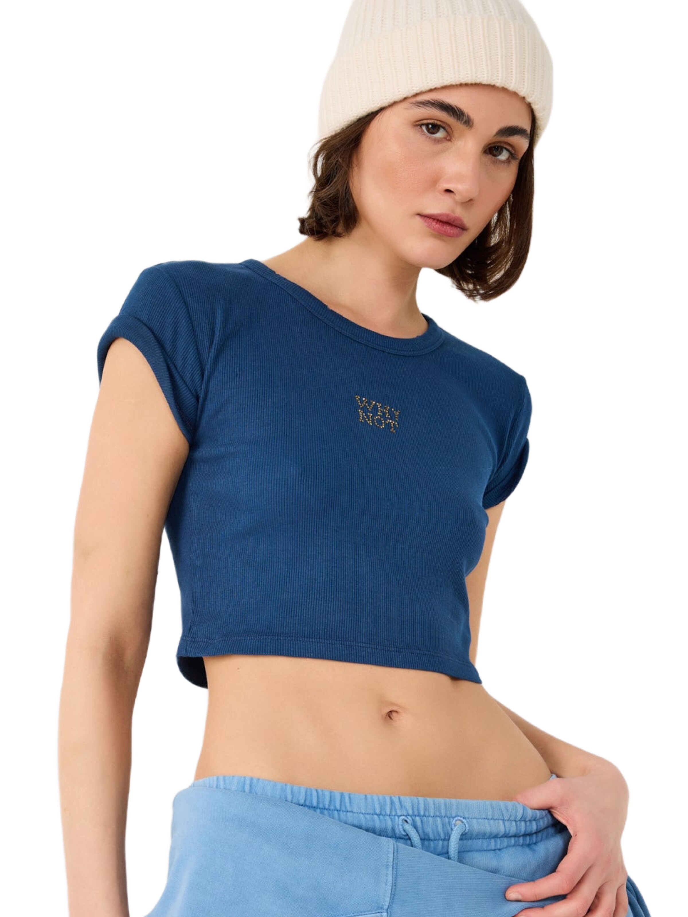 No Matter What T-Shirt in Blau