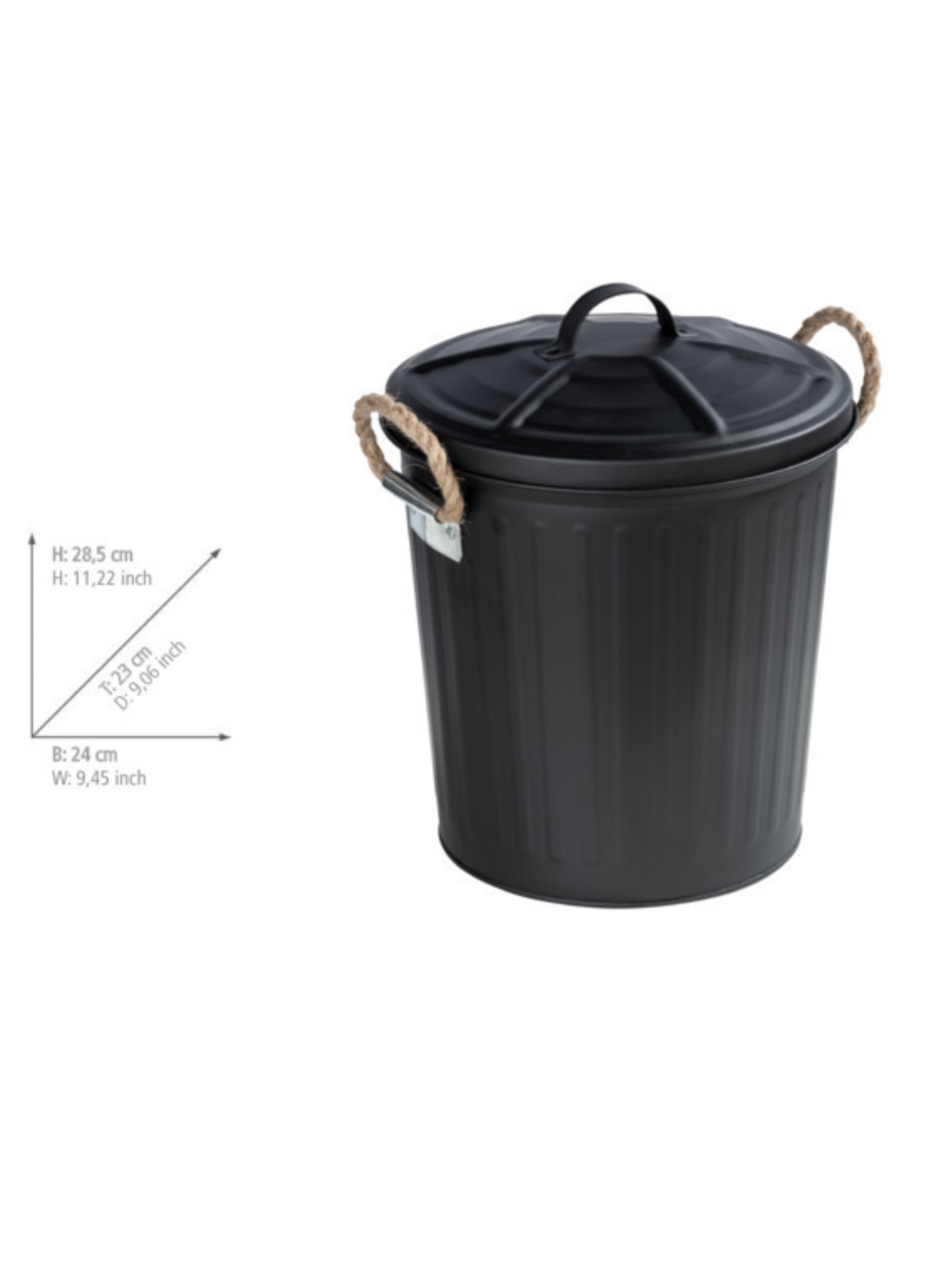Wenko Bucket 'Gara' in Black