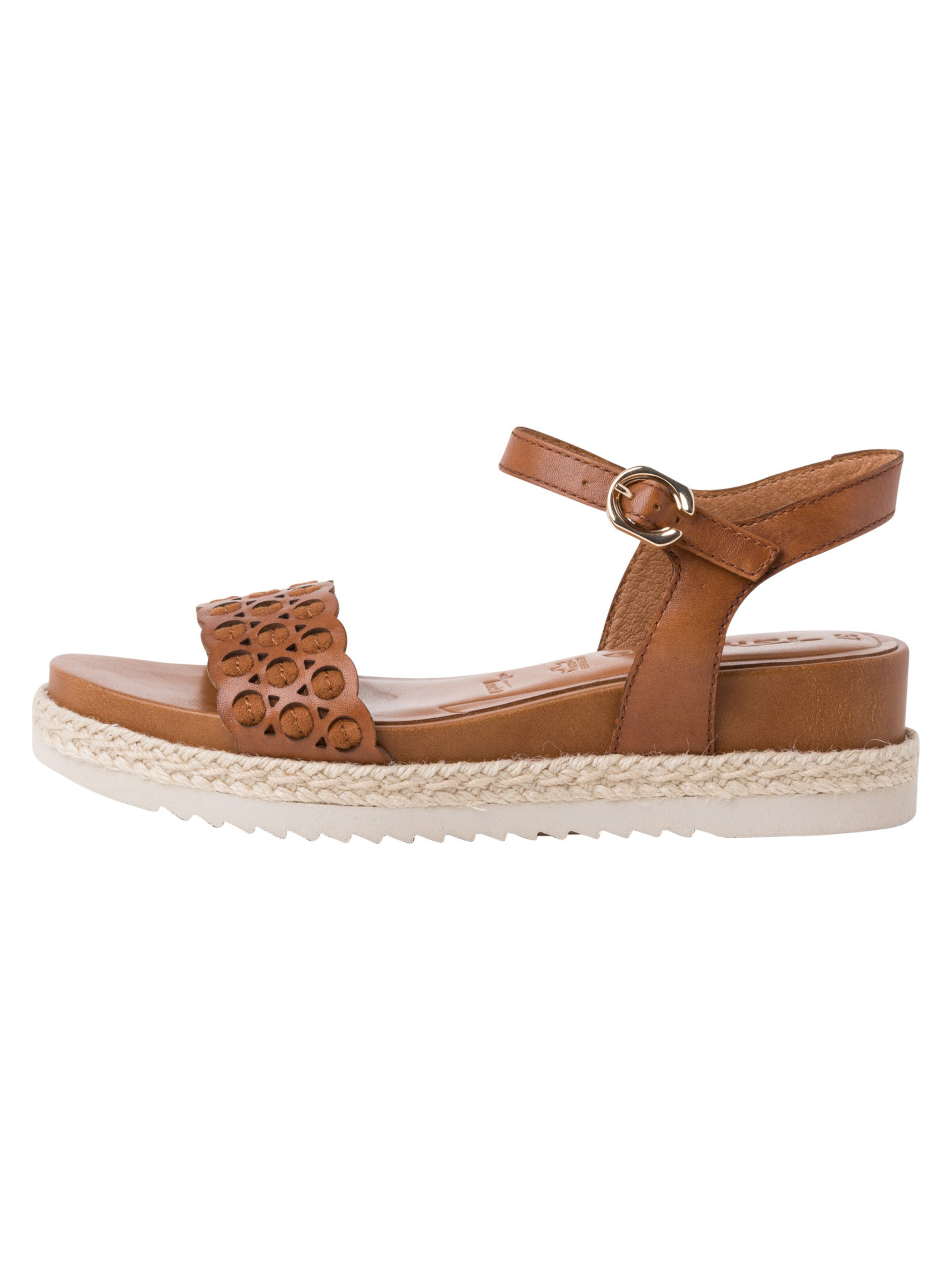 Frauen Sandalen TAMARIS Riemensandale in Braun - MK29913 Frauen Sandalen TAMARIS Riemensandale in Braun - MK29913