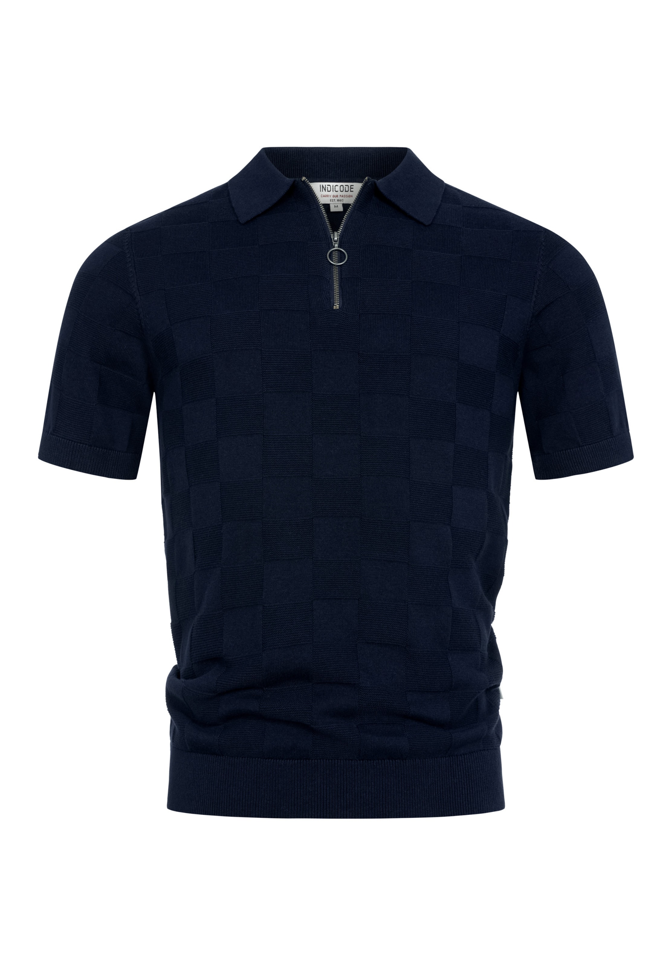 INDICODE JEANS Shirt 'Fras' in Blue: front