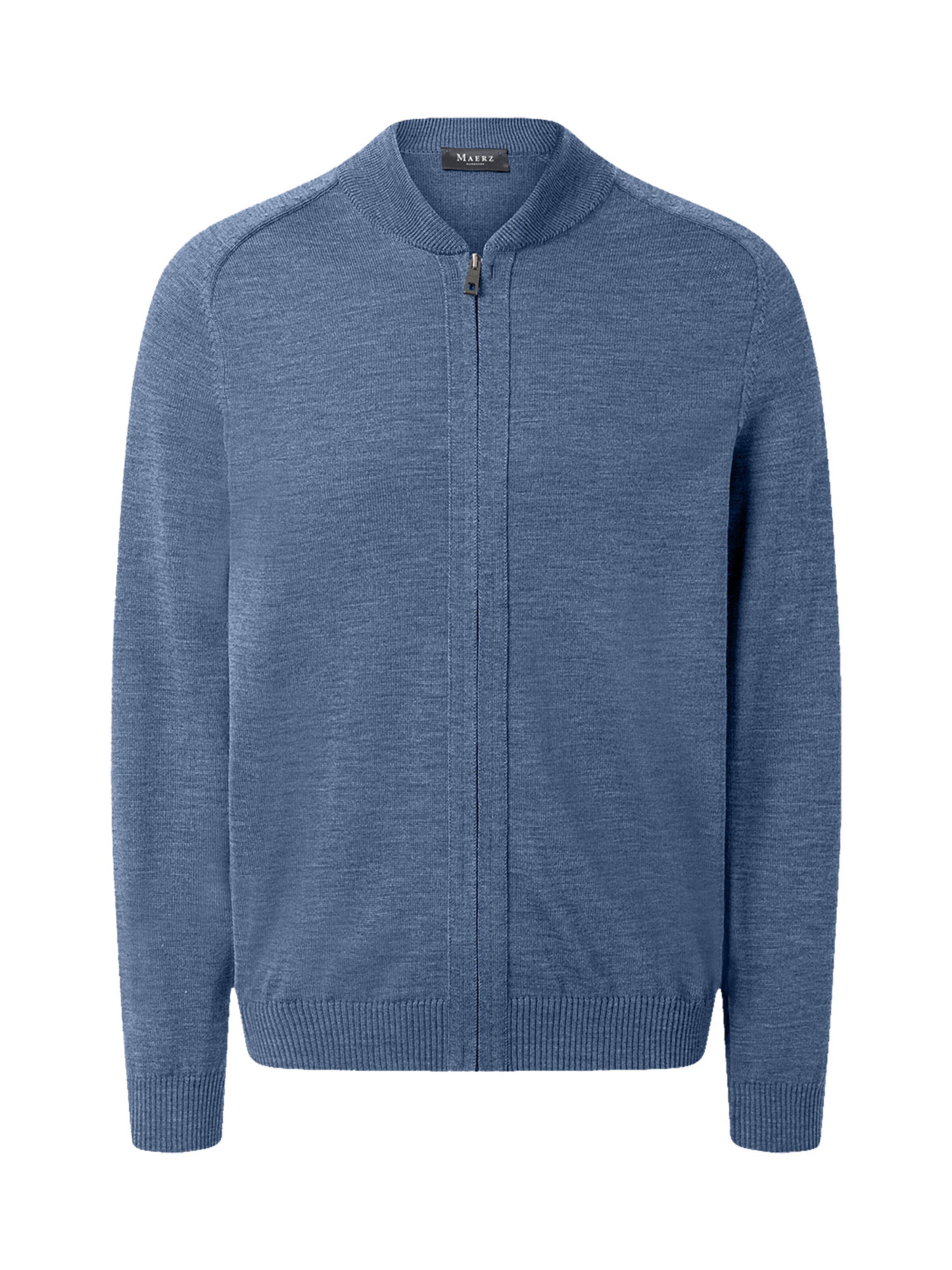 MAERZ Muenchen Knit cardigan in Blue: front
