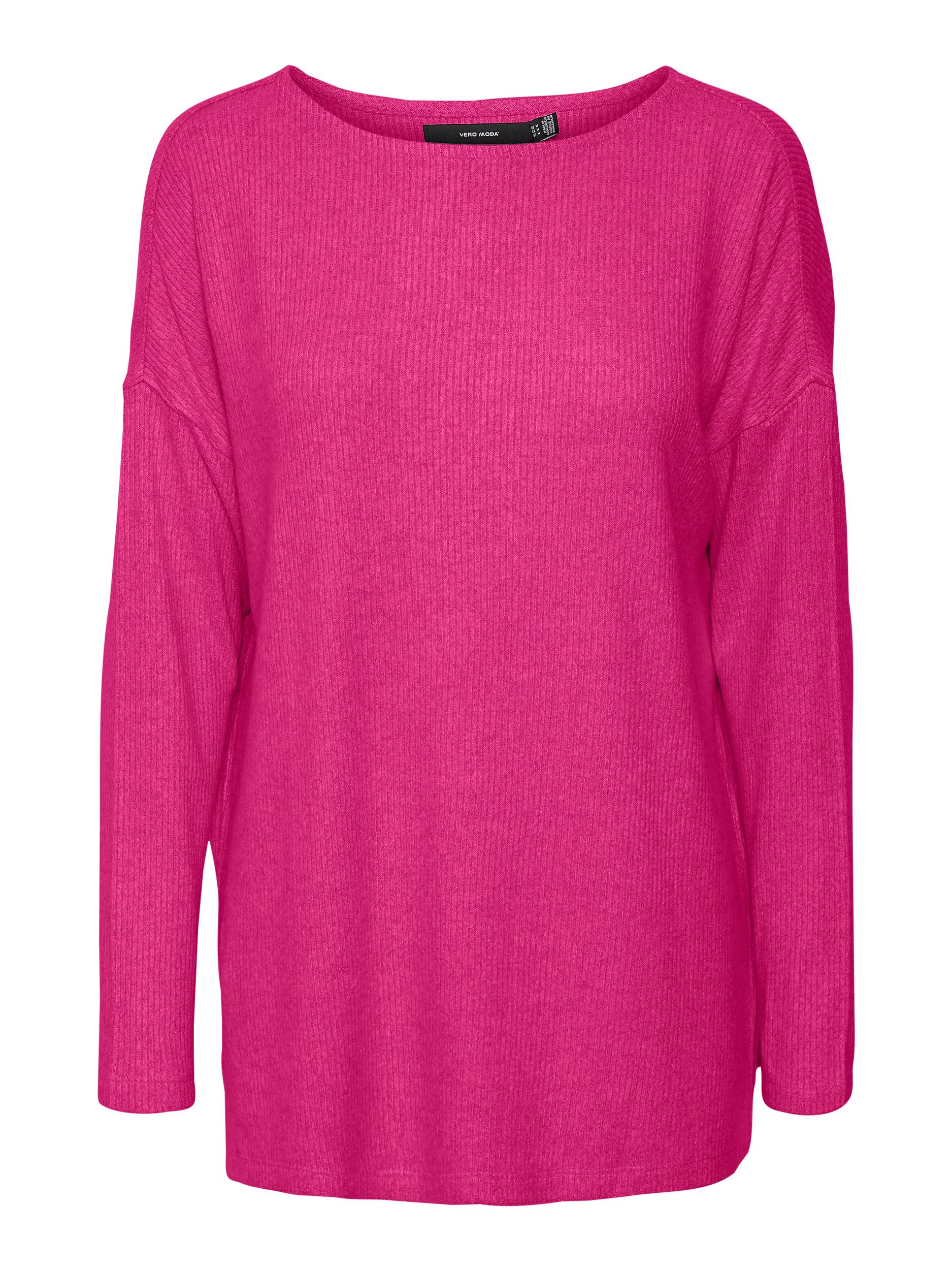 Abbigliamento AQYBw VERO MODA Pullover Sheila in Rosa Scuro Abbigliamento AQYBw VERO MODA Pullover Sheila in Rosa Scuro