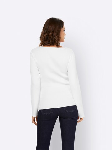 Pull-over heine en blanc