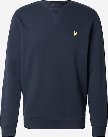 Sweat-shirt Lyle & Scott en bleu : devant