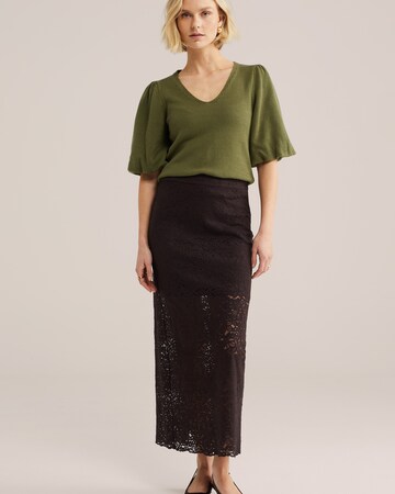 WE Fashion Sweter w kolorze zielony