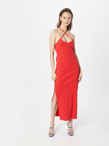 Oval Square Dress 'Jerry' in Red: front