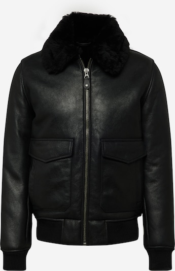 Schott NYC Zimska jakna 'PILOT' | črna barva, Prikaz izdelka