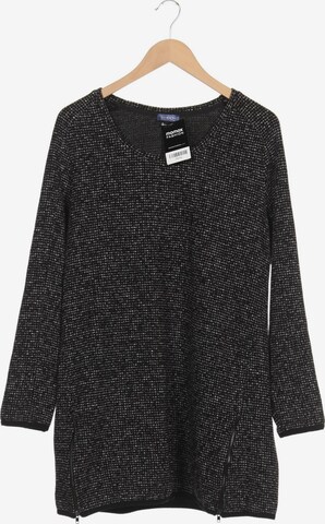 SAMOON Sweatshirt & Zip-Up Hoodie in XXXL in Black: front