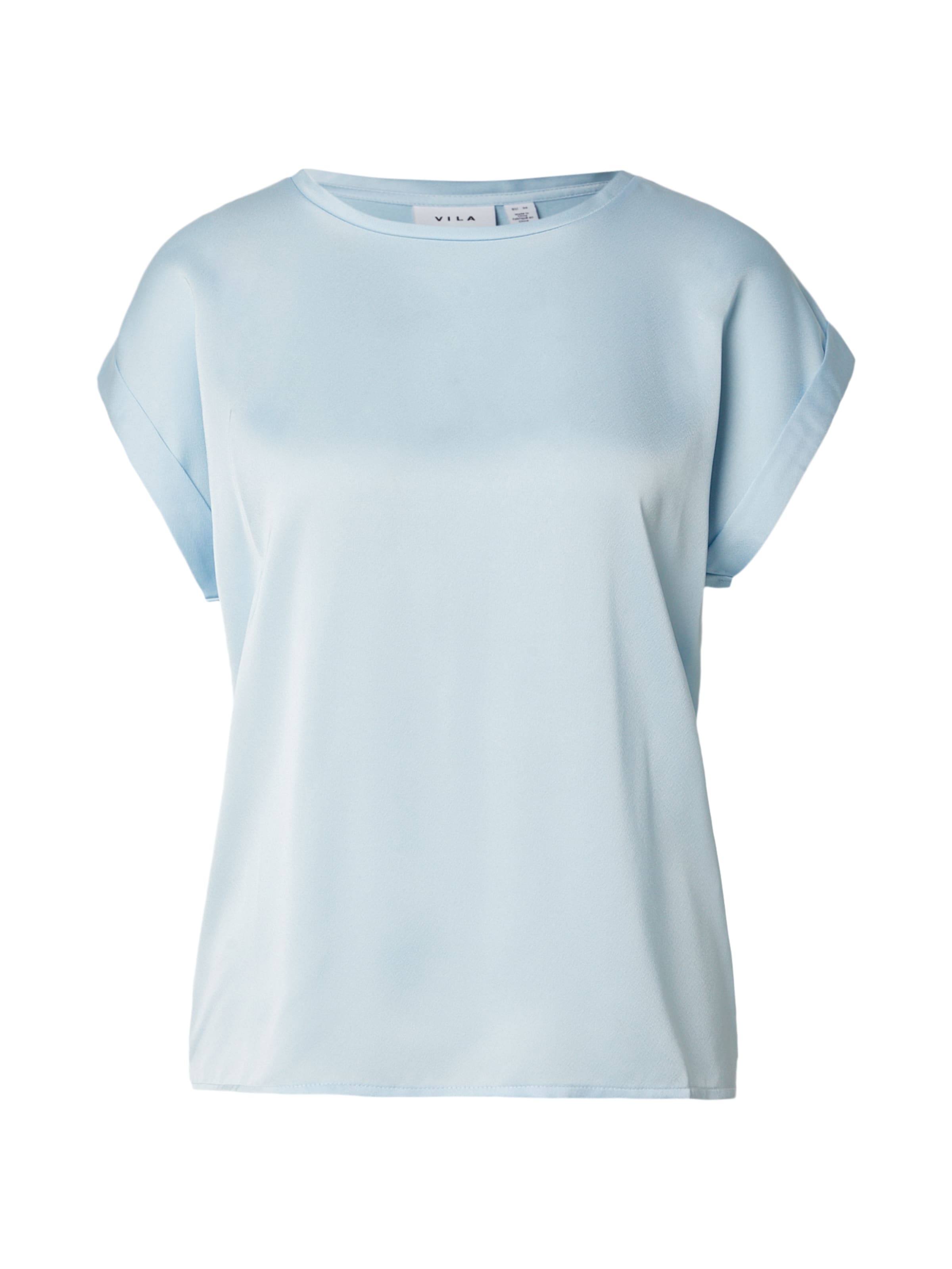 Tricou 'VIELLETTE' de la VILA pe albastru: față