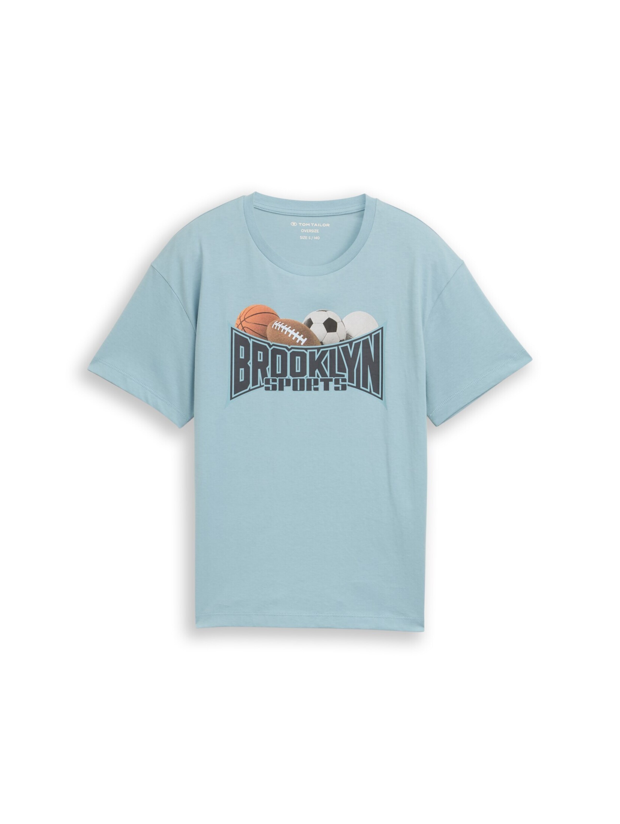 TOM TAILOR T-Shirt in Blau: Vorderseite