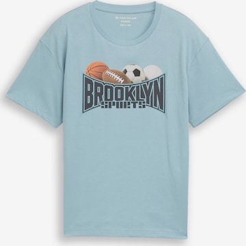 TOM TAILOR T-Shirt in Blau: Vorderseite