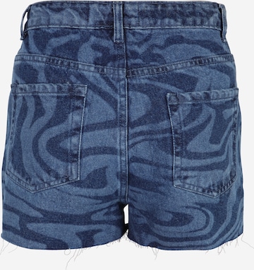 Misspap Regular Shorts 'Marble' in Blau