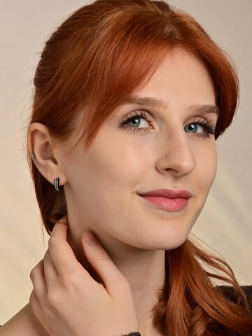 Akzent Earrings 'Keane, langlebig' in Black: front