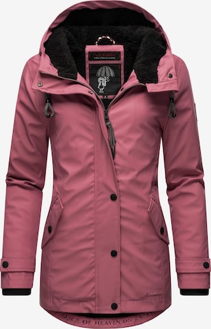 NAVAHOO Зимняя куртка 'Lindraa' в Ярко-розовый: спереди