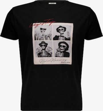 T-Shirt 'Manolo' Deeluxe en noir : devant