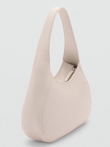 Geantă de umăr 'RAFA' de la MANGO pe alb: față