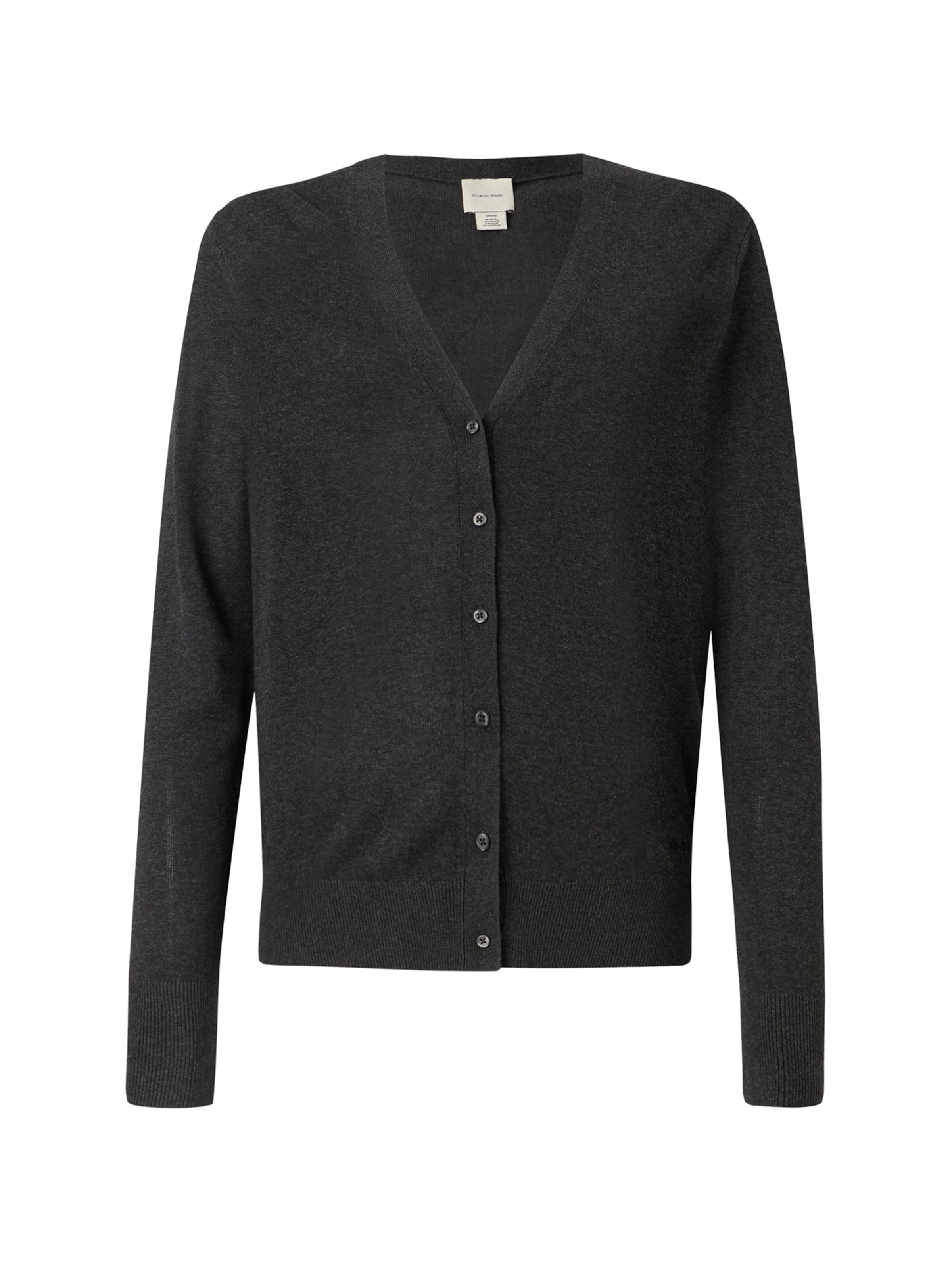 Calvin Klein - Cárdigan en gris: frente