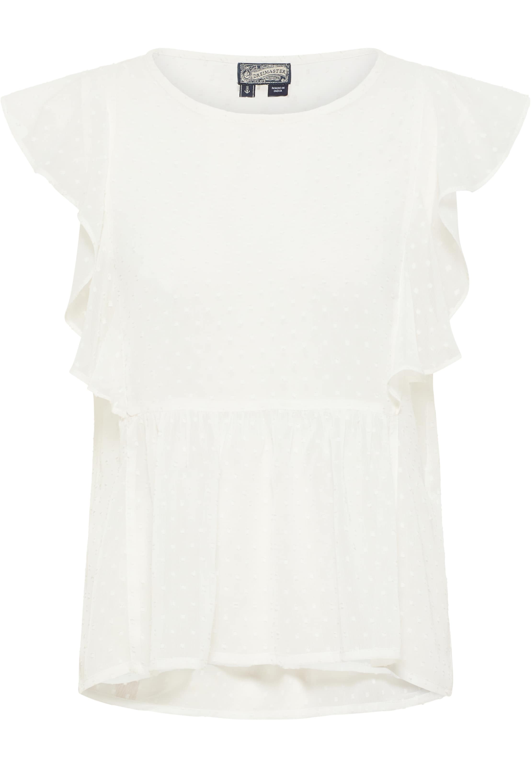 DreiMaster Vintage Блузка в Белый: спереди