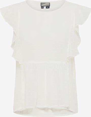 DreiMaster Vintage Blouse in White: front