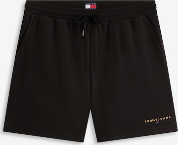 Loosefit Pantalon Tommy Jeans en noir : devant