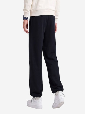 Tommy Life Široke hlačnice Športne hlače 'Jogginghose' | črna barva