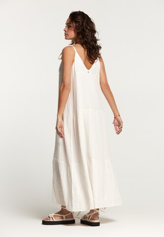 Shiwi Лятна рокля 'Bogota' в бяло