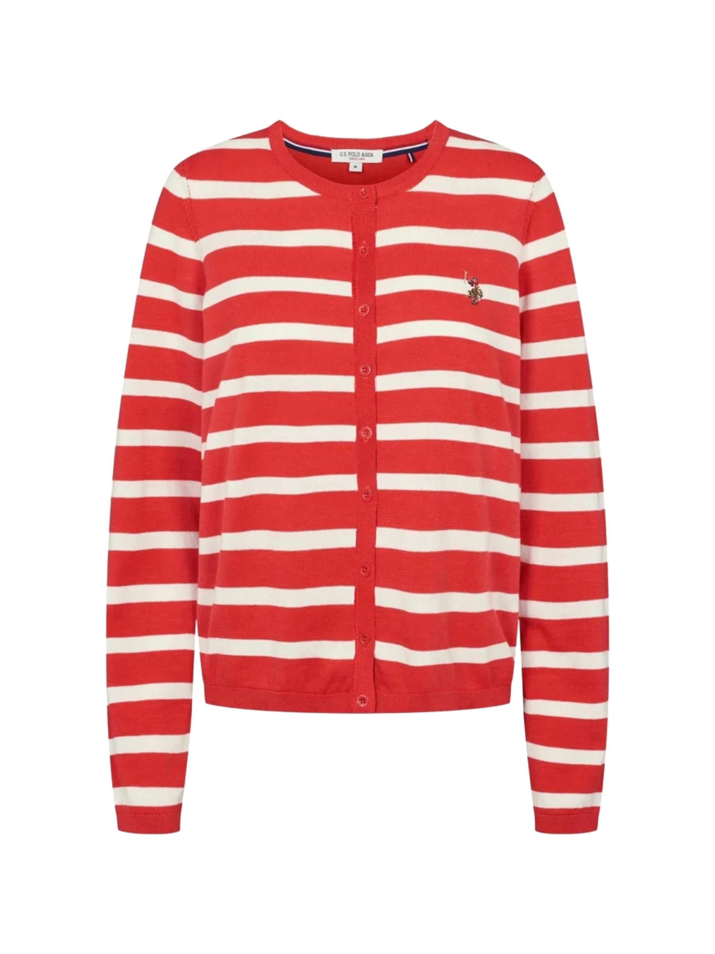 U.S. POLO ASSN. Neuletakki ' Malika ' värissä punainen: etupuoli