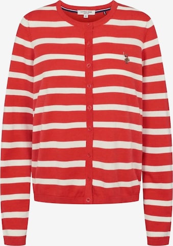 U.S. POLO ASSN. Neuletakki ' Malika ' värissä punainen: etupuoli