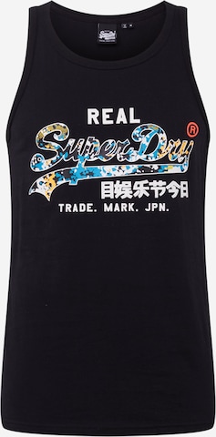 Superdry Regular fit Shirt in Zwart: voorkant