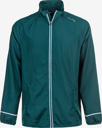 ENDURANCE Athletic Jacket 'Lessend' in Green: front