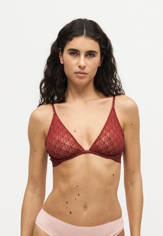 Calvin Klein Underwear Háromszög Melltartó - piros: elől