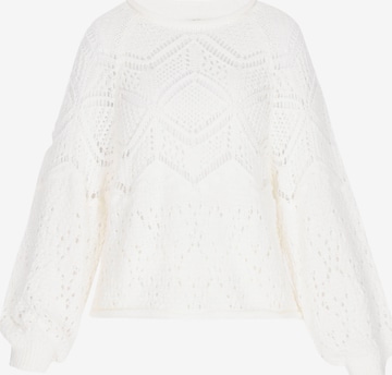 DreiMaster Vintage Oversized neulepaita värissä valkoinen: etupuoli