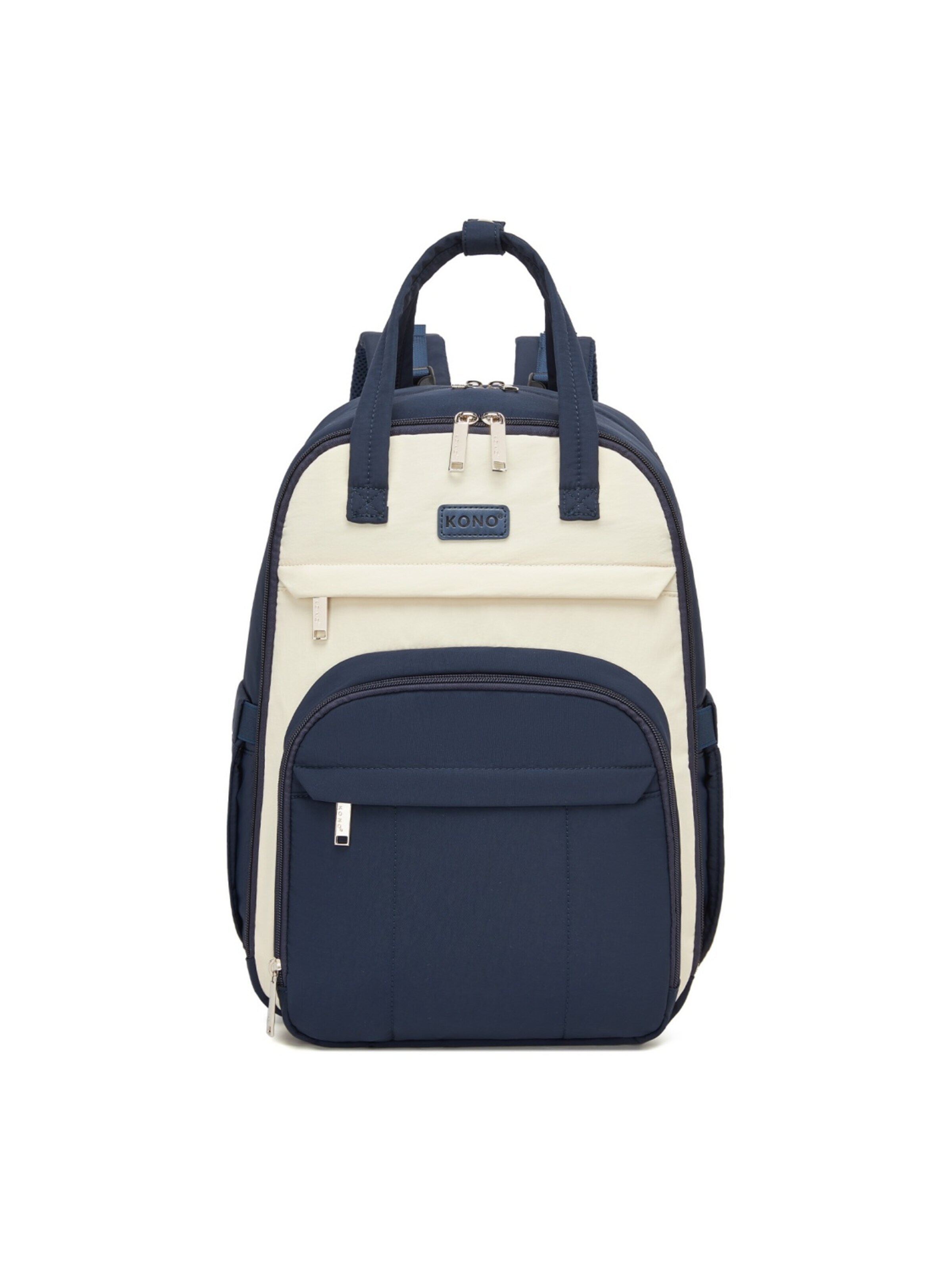 Kono Backpack in Beige: front
