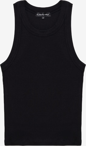 No Matter What Top in Schwarz: Vorderseite
