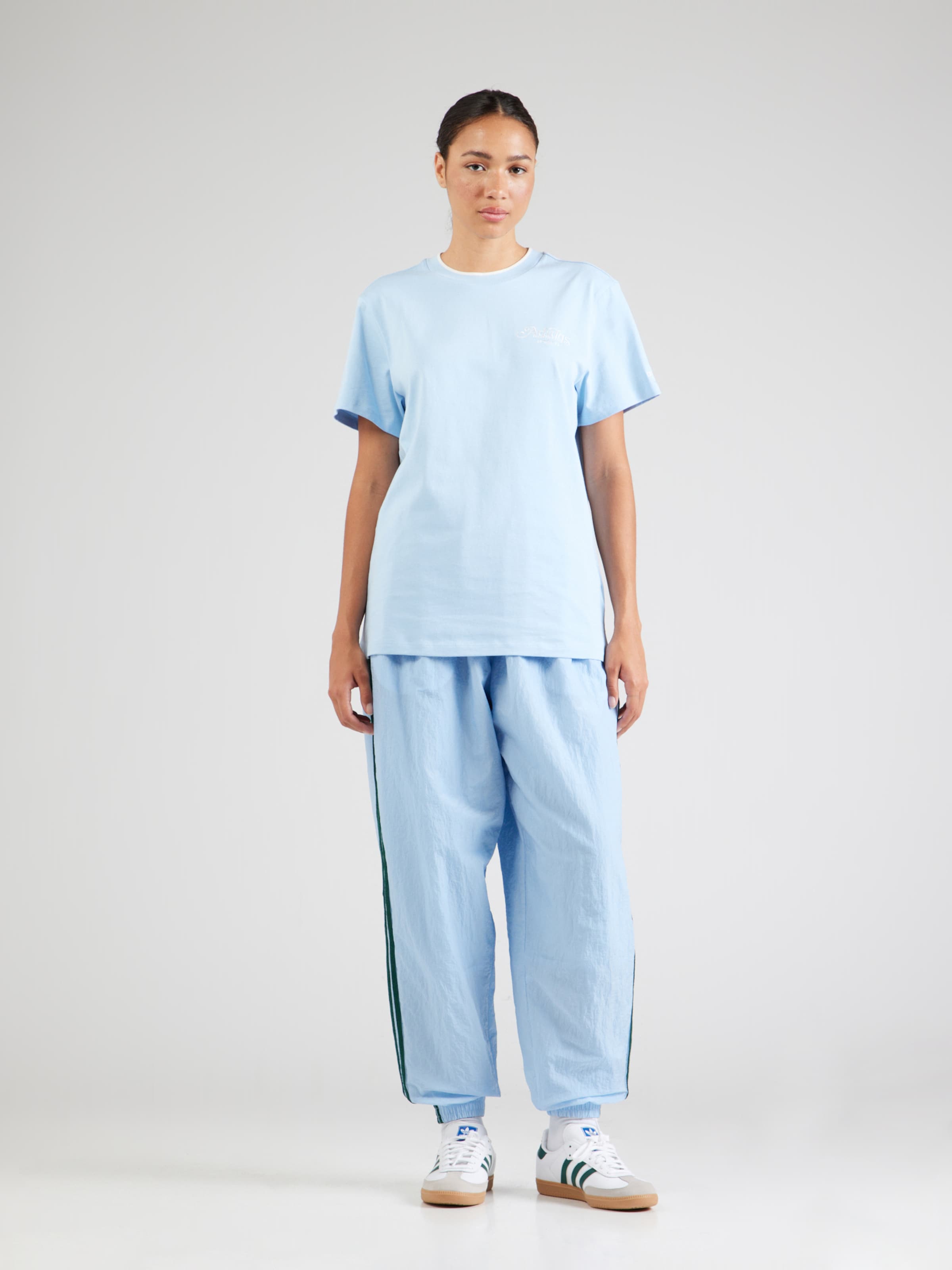 Light blue adidas shirt hotsell