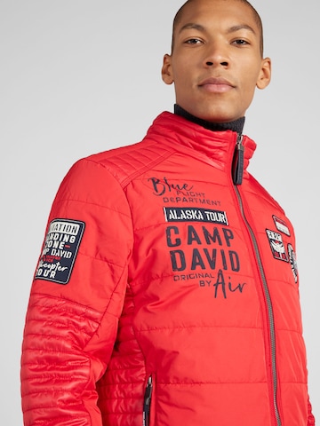 Veste mi-saison CAMP DAVID en rouge