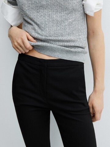 MANGO Regular Broek 'Cola' in Zwart
