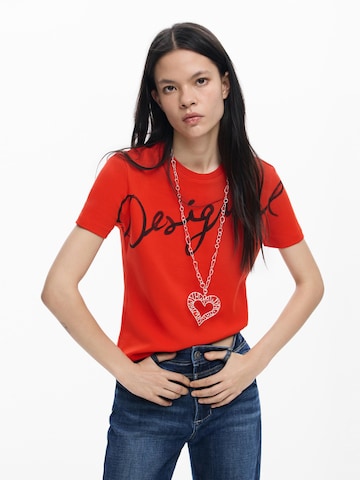Desigual Póló - piros: elől