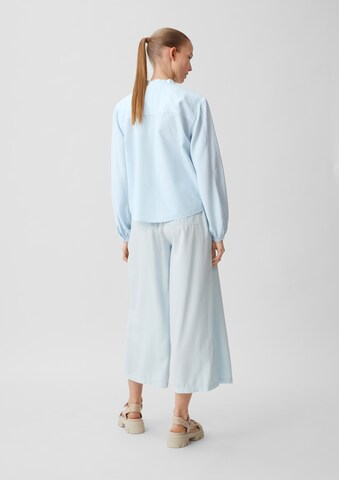 comma casual identity Blouse in Blauw: terug