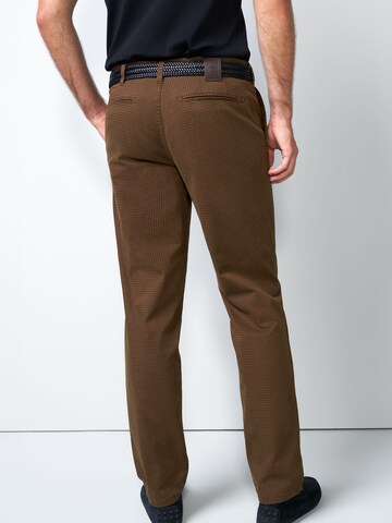 MEYER Regular Chino Pants in Brown