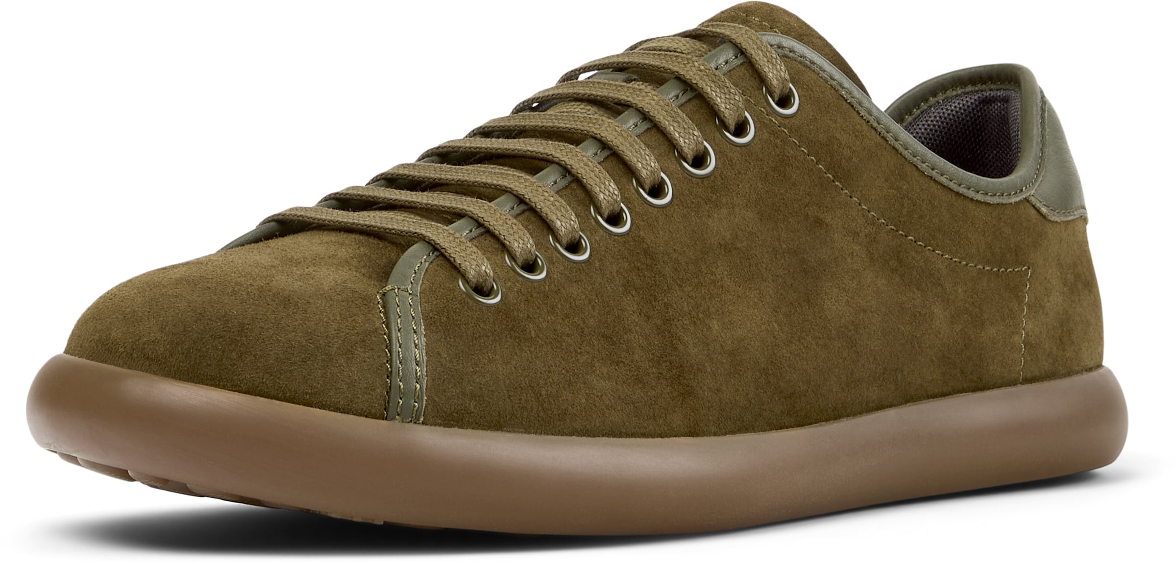 Baskets basses ' Pelotas Soller ' CAMPER en vert : devant