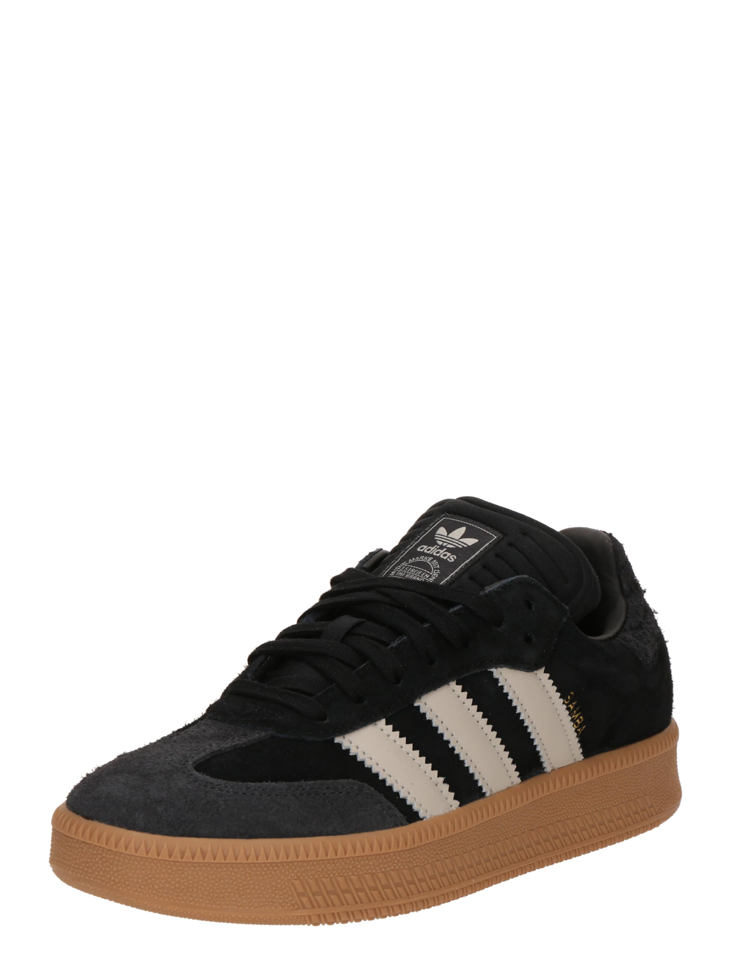 ADIDAS ORIGINALS Baskets basses 'SAMBA' en beige / noir, Vue avec produit