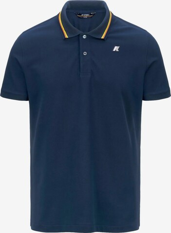 K-Way T-shirt 'JUD PIQUE SLIM' i blå: framsida
