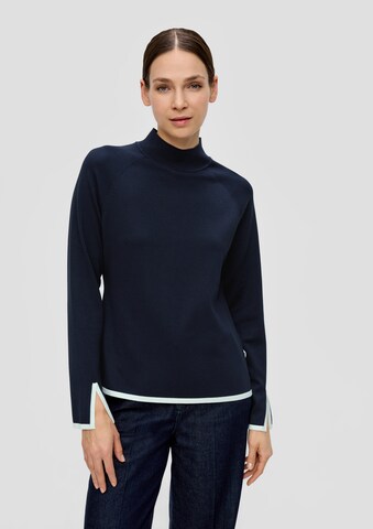 Pull-over s.Oliver BLACK LABEL en bleu : devant